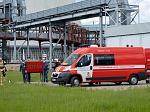 Пожарно-спасательные подразделения Калининской АЭС отработали взаимодействие в ходе плановых учений